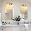 WOSHITU Gold Bathroom Light Fixtures: Modern Vanity Lighting Fixtures 2