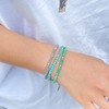 KELITCH Women's Crystal Bead Bracelets Adjustable Beach Bracelets Candy Colours