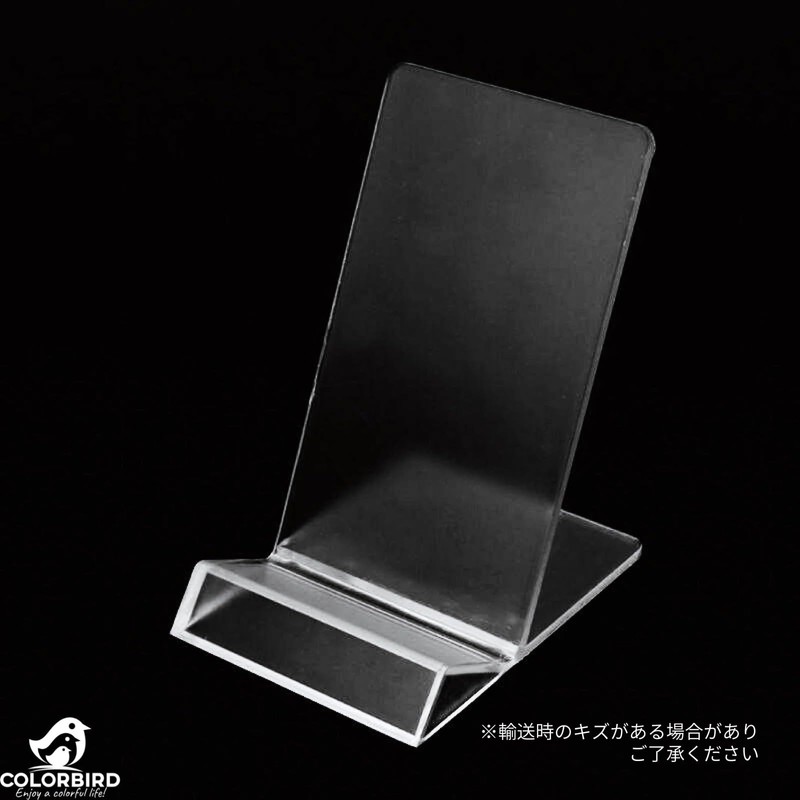 COLORBIRD Acrylic Stand 10 Pcs Transparent Display Stand Card Stand