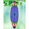 16 Inch Helix Mandala Flower Wind Spinner Yard Decor Aluminum