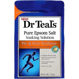 Dr Teal's Epsom Salt Soak 48 Oz Pack Of 2 Pure Magnesium Sulfate Essential Oils