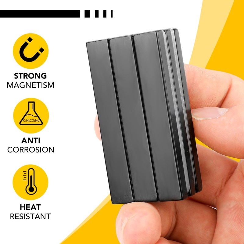 DIYMAG Neodymium Bar Magnets, Strong Powerful Permanent Adhesive Rare Earth