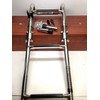 Marine Boat Three Steps Foldable Ladder Stainless Steel Luxury 23.5"