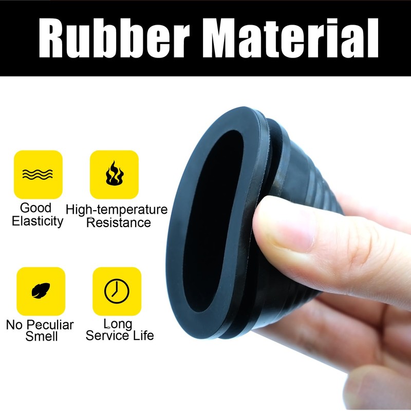12PCS 1"(25mm) Rubber Grommets Firewall Plug Grommet for Wiring Protection,