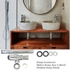 Classical Basin Bottle Trap Chrome Sink Bathroom Waste Pipe 1-1/4