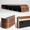 Kazai. Wall-Mounted Coat Rack 'Toke' - Modern Design Coat Rack