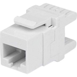UbiGear Network LOT Keystone 8p8c Cat6 Rj45 Network Socket Punch Down Jack White (100 pcs)