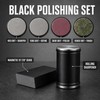 Magnetic Rolling Knife Sharpener Kit with 15°/20° Angle Guide and