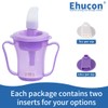 Ehucon Dysphagia Regulating Drinking Cup for Elderly-Having Difficulty Swallowing,Dispenses 5