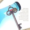 25pcs Bottle Opener Retro Metal Key Bottle Opener with Tag