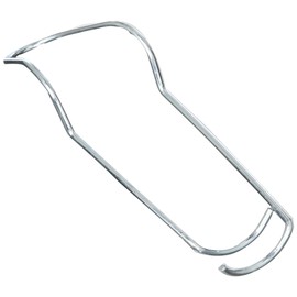 DAIM Vegetable Garden Cross Band, 10 Pieces, For Pies 0.6 - 0.8 inches (16 - 20 mm), Steel, Silver