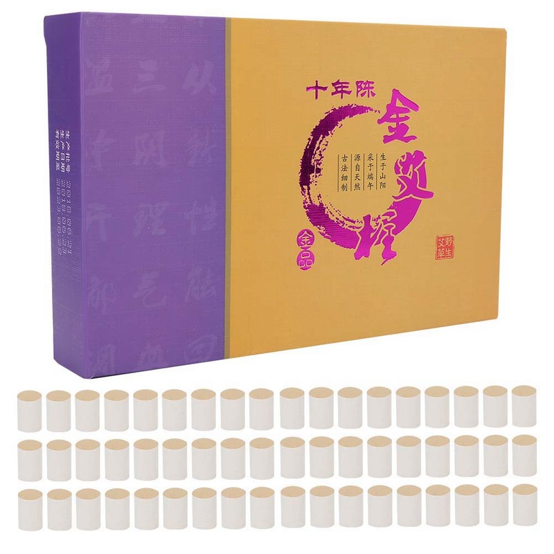 54pcs Face Body Relieve Massage Moxa Roll Traditional Moxibustion (Ordinary
