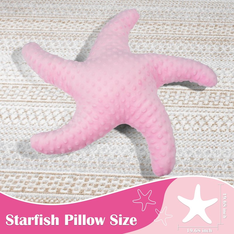 Starfish Pillow Decorative Throw Pillows Coastal Decor Pillow Beach Theme