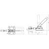 Super Tool Co., Ltd., TPBS51F, Lateral Push Type Toggle Clamp