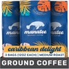 Manatee Gourmet Coffee, Ground, Medium Roast, Caribbean Delight, 12 oz
