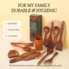 Wooden Spoons for Cooking – 12-Piece Teak Wood Utensil Set