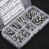140pcs /set #10-24 Stainless Steel Cross Pan Head Screws with
