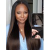 Nadula EasiContour Yaki Straight V Part Wig Human Hair with