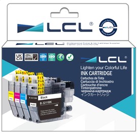 LCL LC3211 LC3213 Printer Cartridges Compatible with Brother LC3211 LC3213 with Brother MFC-J497DW MFC-J895DW DCP-J572DW MFC-J491DW MFC-J890DW DCP-J772DW DCP-J774DW (2Black/2Cyan/2Magenta/2Yellow)