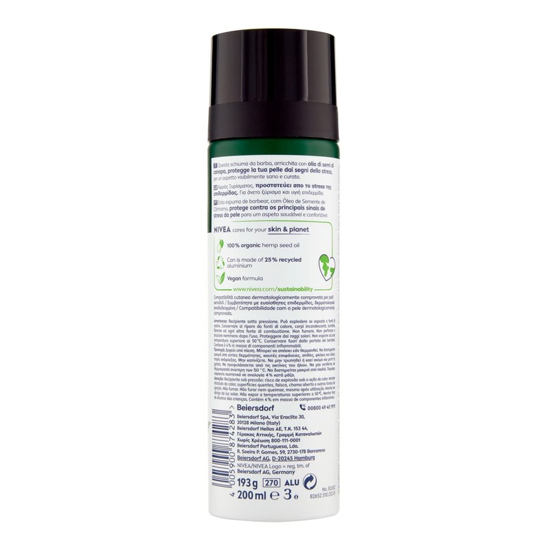 Nivea Men Sensitive Pro Beard Foam 200 ml