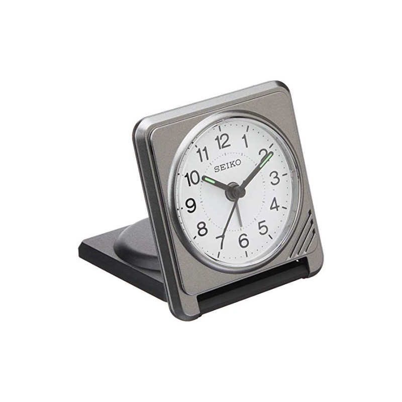 Seiko Clock QQ638S Table Clock, Alarm Clock, Analog, Small, Body