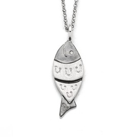 DUR P3903 Women's Fish Pendant 925 Silver, Sterling Silver