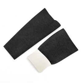 [LYING] Arm Warmer Arm Cover, Men's, Winter Arm Cover, Long, 11.8 inches (30 cm), Fleece Lining, Cold Protection, Warm, Wool Fabric, Cold Protection, Joint Protection, Sports, Cycling, Running, Climbing, Winter, Arm Sleeve, Thick, Warm, Solid, Stylish, X