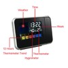 DUBENS Digital Projection Clock Sensor Projection Alarm Clock, Backlight LCD
