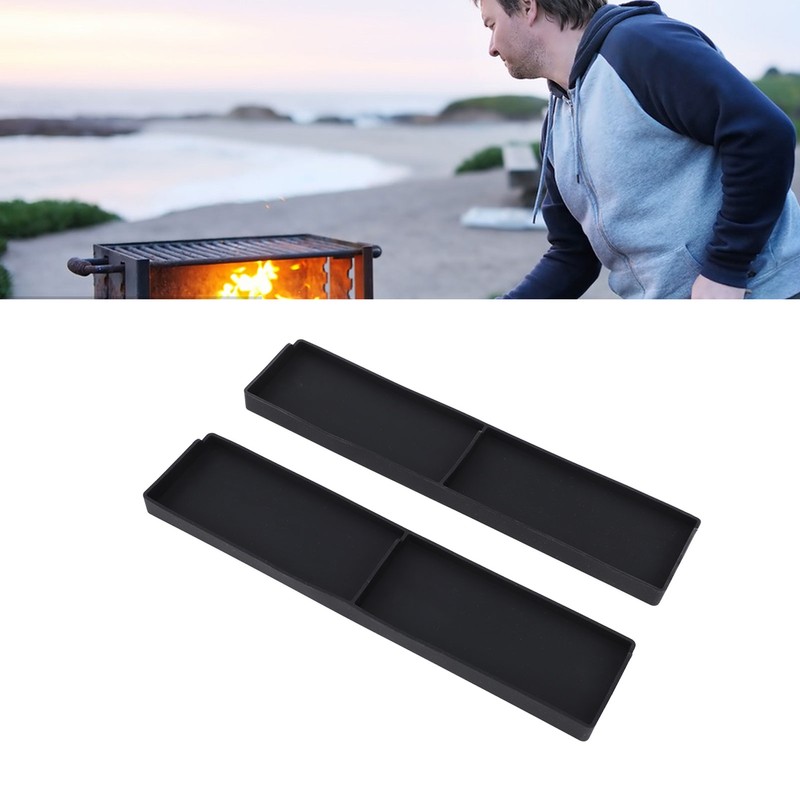 2PCS Stove Top Shelf Silicone Spice Rack Magnetic Back 2