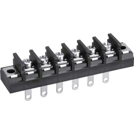 TRUSCO TOTB-752NS-6P-C Through Terminal Block 300V 12A 6P
