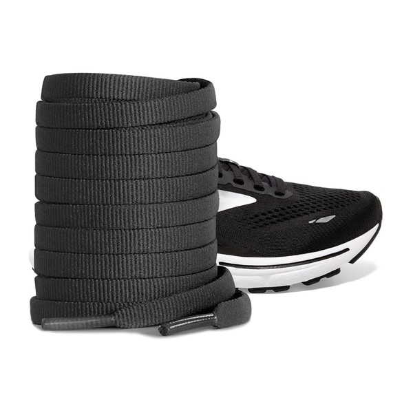 UamGlsob 1/4" Flat Shoe Laces for Sneaker, Stripe Shoelaces Replacement