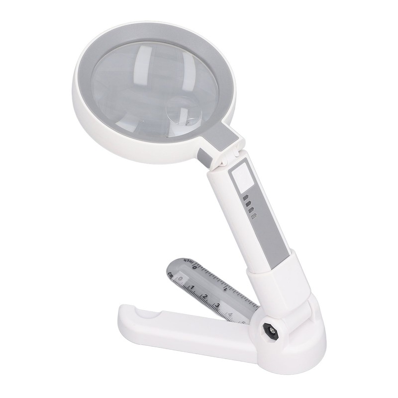 Magnifying Glass 5X 11X 18 LED Rechargeable 3 Brightness Levels