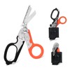 TOWOT 6 in1 Trauma Shears,Heavy-Duty Emergency Shears with Strap Cutter
