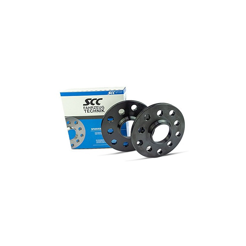 SCC Wheel Spacers 12180W Black Anodised LK: 110/5+108/5 NLB: 65.1