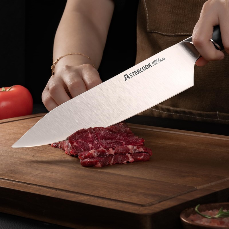 Astercook Chef Knife, 8 Inch Professional Kitchen Chef Knife, ABS