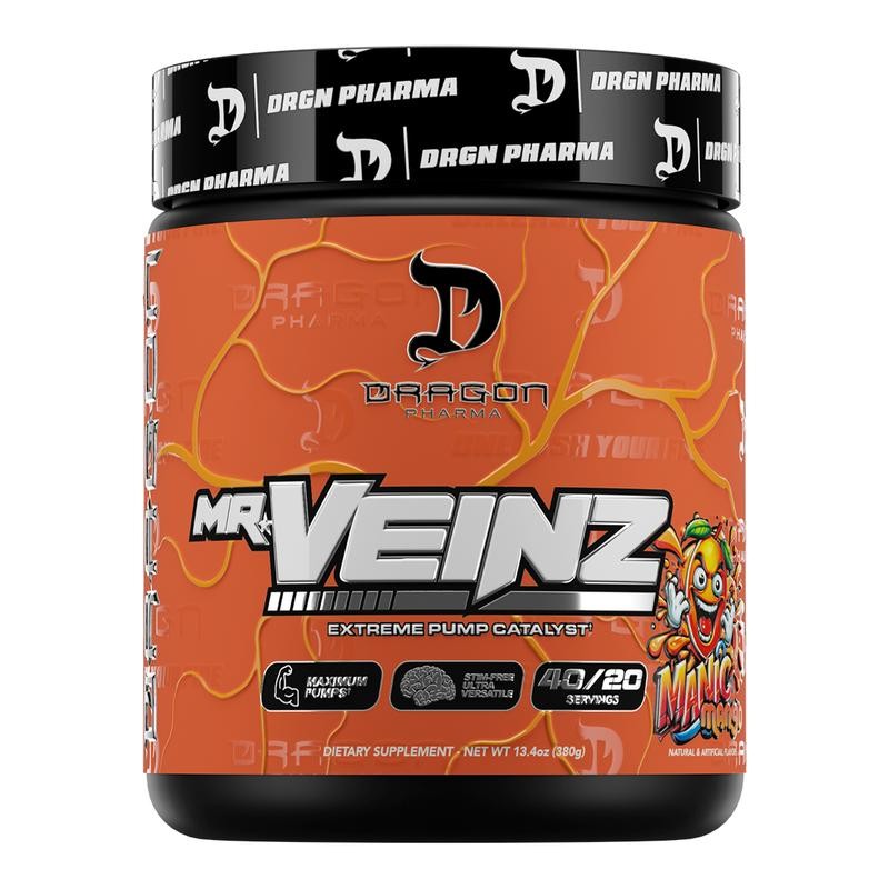 Dragon Pharma Mr. Veinz Pre Workout Powder – Non-Stim Formula