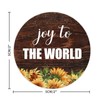 4in Round Label Stickers 100pcs Joy to The World Quotes