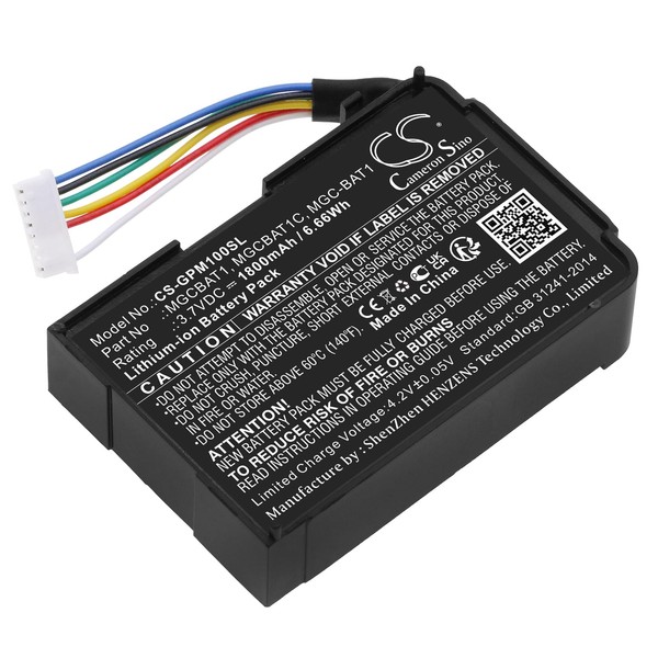 Zenander 3.7V MGC-P-Pump MGC-IR-Pump MGC-PUMPBAT MGCBAT1C MGCBAT1 MGC-BAT1 Battery Replacement