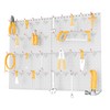 TORACK Metal Pegboard Panels and Hooks for Garage, Workbench, Shop,