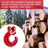 Therwen 4 Pack 5/16" G80 Logging Chain Choker Hook Slip