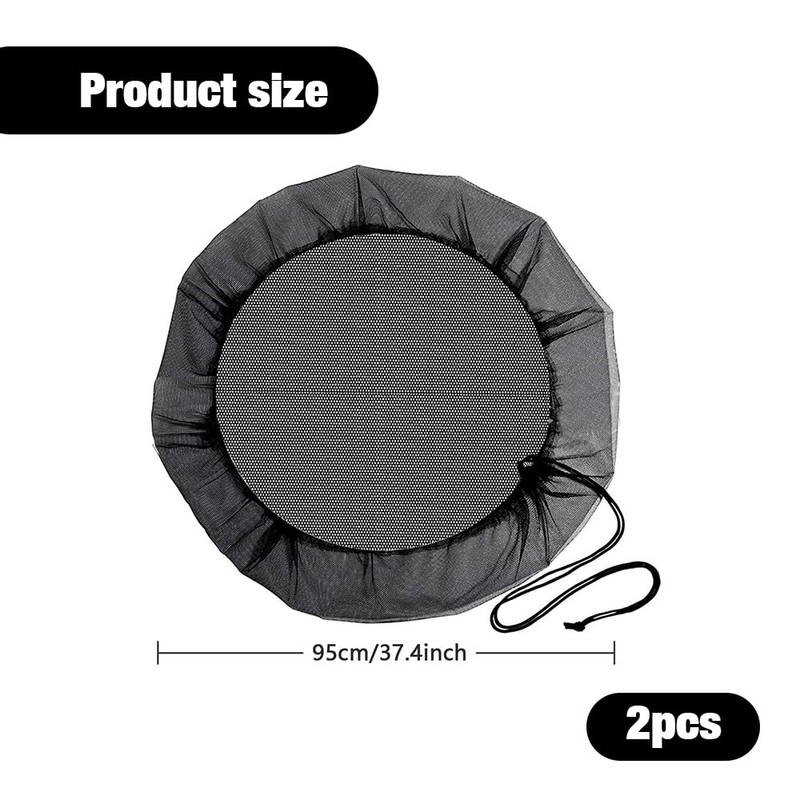 mizikuu Pack of 2 Rain Butt Net, 95 cm Rain