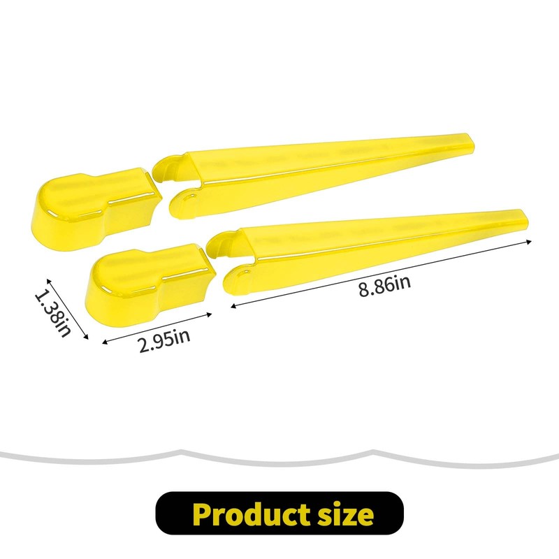 RT-TCZ Front Window Wiper Arm Blade Windshield Wiper Blades Trim