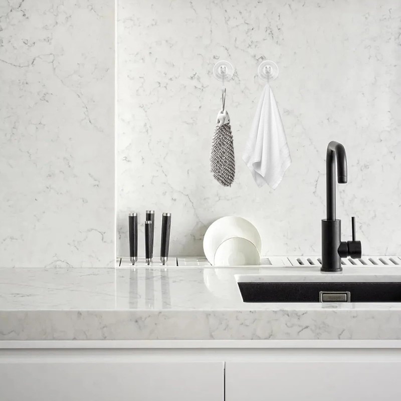 FINELYCR Pack of 10 Suction Cups with Hooks, 45 mm