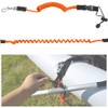 zalati Kayak Paddle Leash Safety Elastic Canoe Paddle Rope with