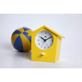 KOOKOO EarlyBird Yellow, birdsong alarm clock (original field recordings) or a three-tone gong
