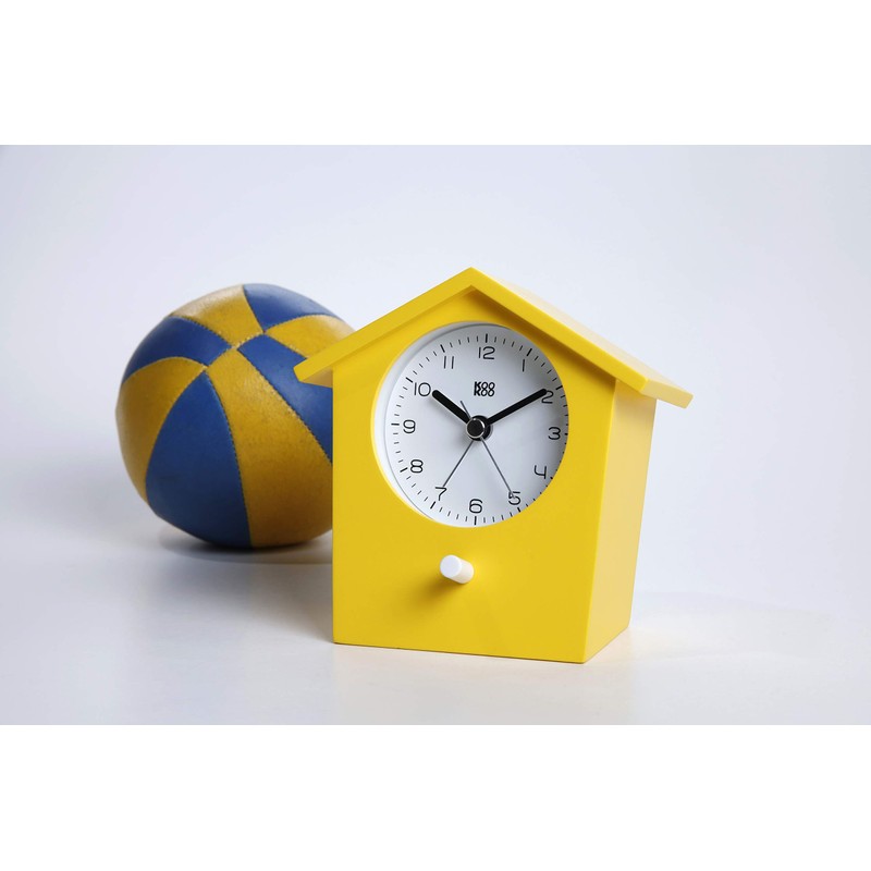 KOOKOO EarlyBird Yellow, birdsong alarm clock (original field recordings) or