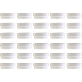 FRUEHES FORSCHEN 30 Salbendöschen, Creme-döschen, Salbenkruke flach, 75ml Inhalt - Made IN Germany