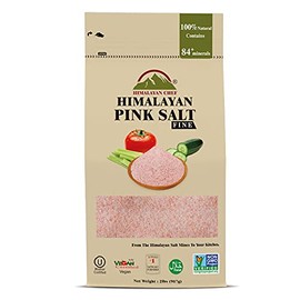 Himalayan Chef Pink Himalayan Salt, Fine Grain - 6 lbs (6 x 1 Pound bags)
