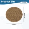sourcing map 2Pcs Bar Stool Covers Round, 12-14" Soft Elastic