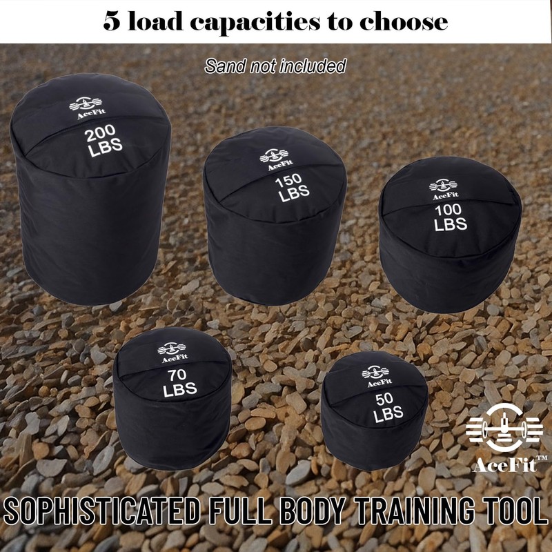 AceFit Sandbag for Workout | Sand Bags for Weight Training
